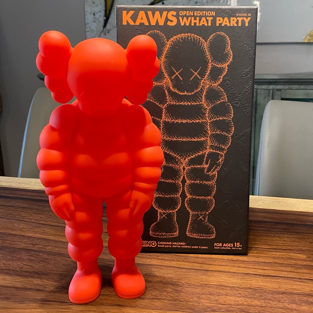 KAWS what party orange